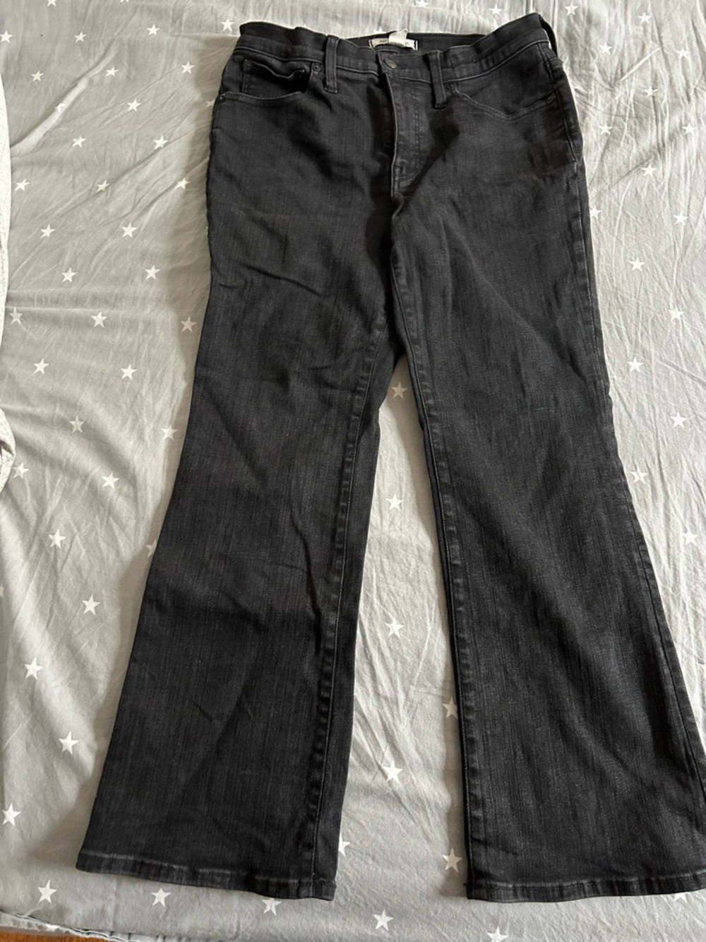 Madewell Classic Black Bootcut Jeans